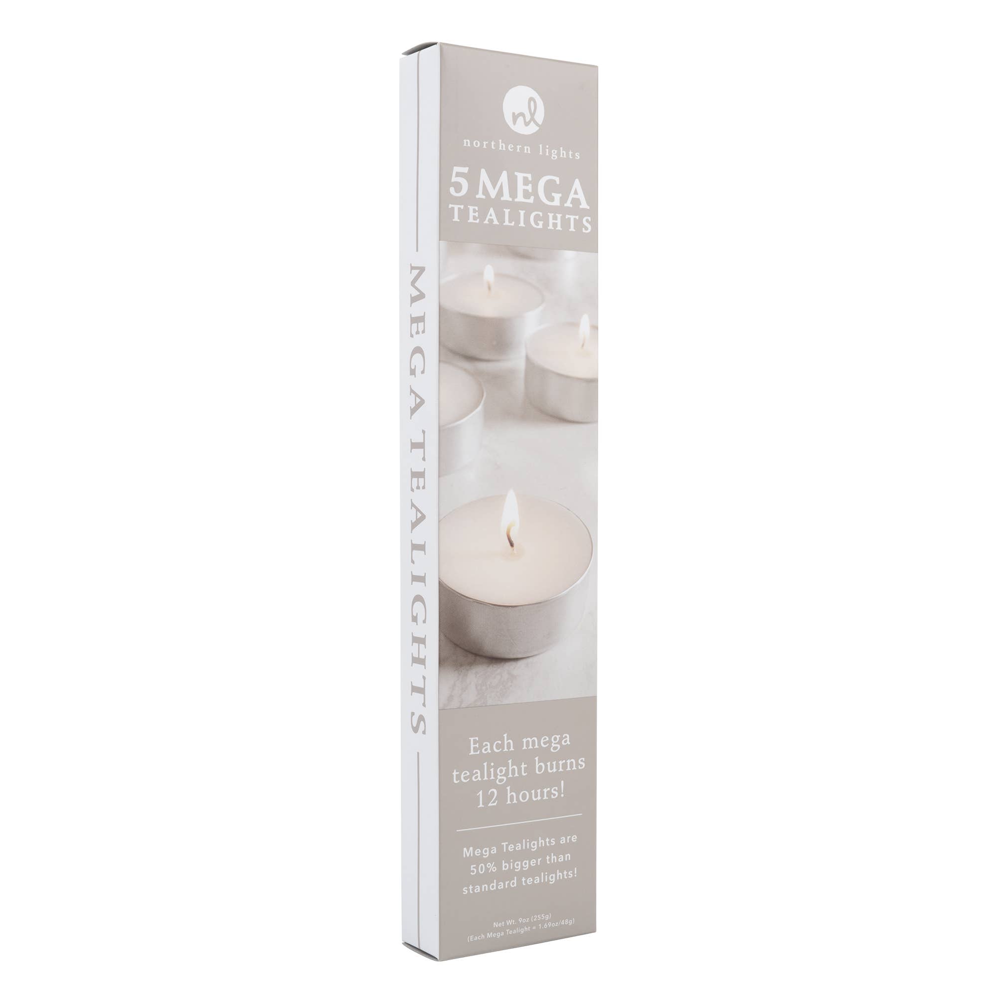 Mega Tealight Candles - 5pc Box, photo 1 of 3
