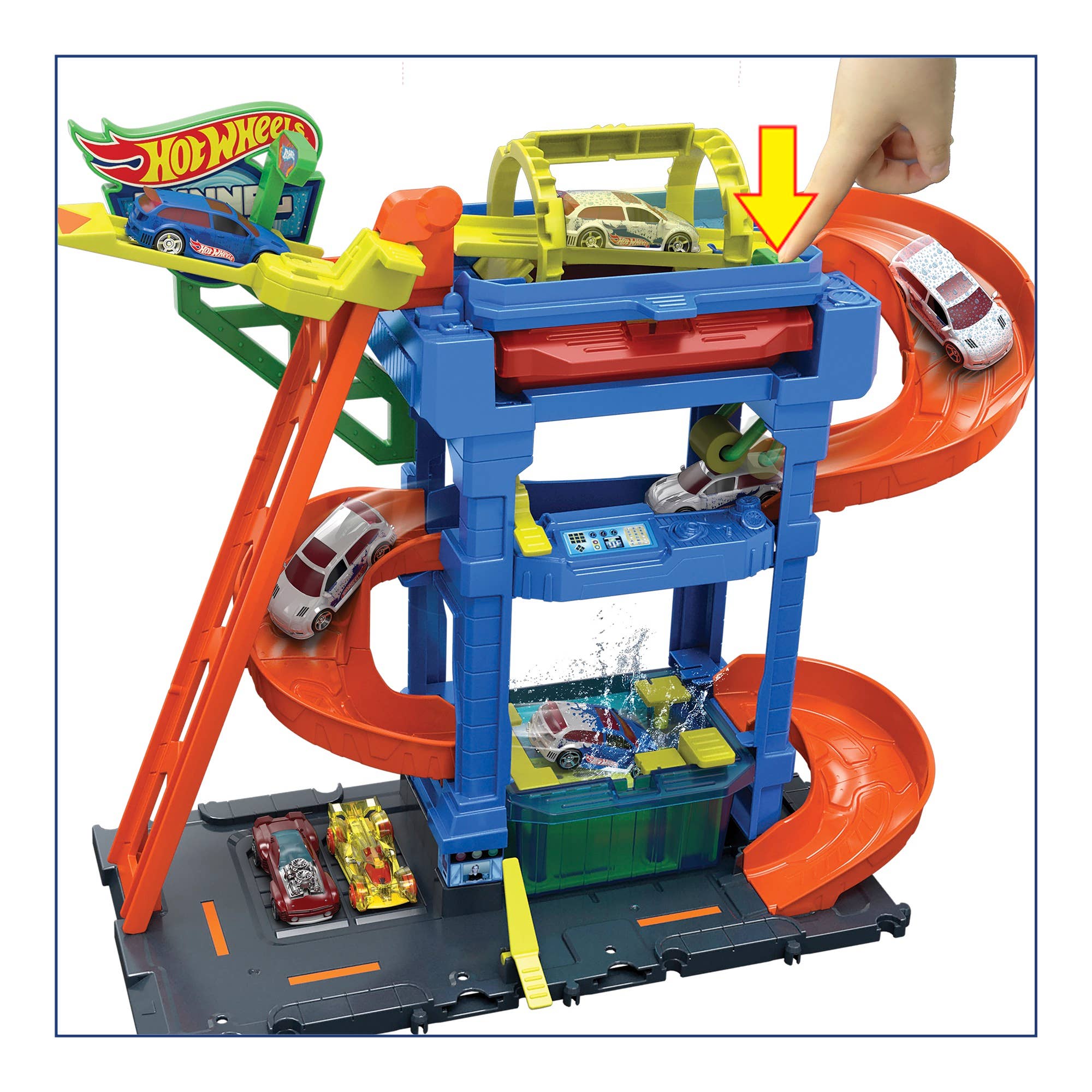 Hot Wheels Tunnel Twist Car Wash, photo 3 of 8