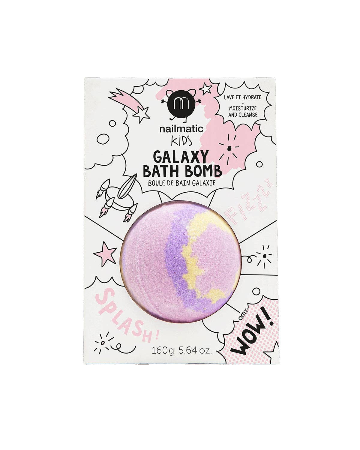 Bath Bomb for Kids GALAXY SUPERNOVA Pink Yellow Purple, photo 1 of 3