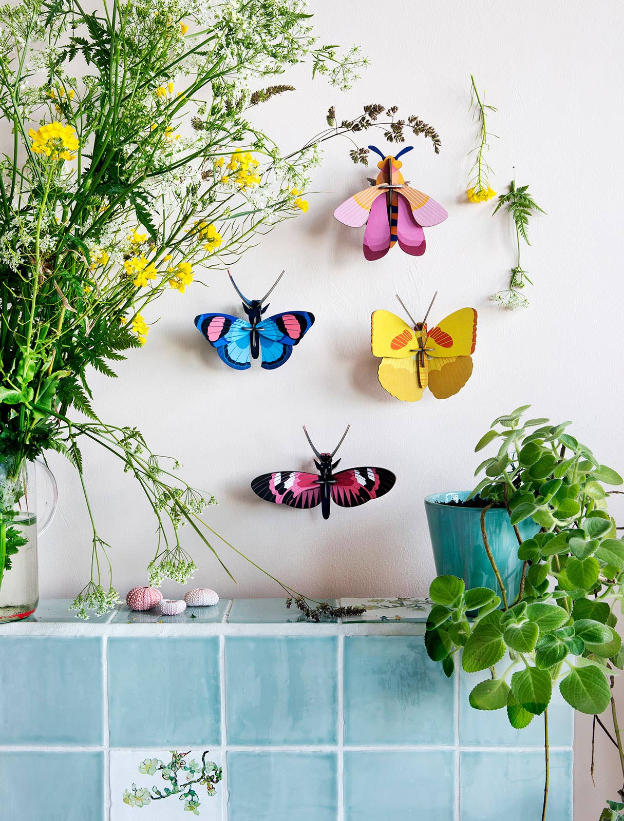 3D Wall Art - Butterfly - Yellow Butterfly, photo 3 of 4