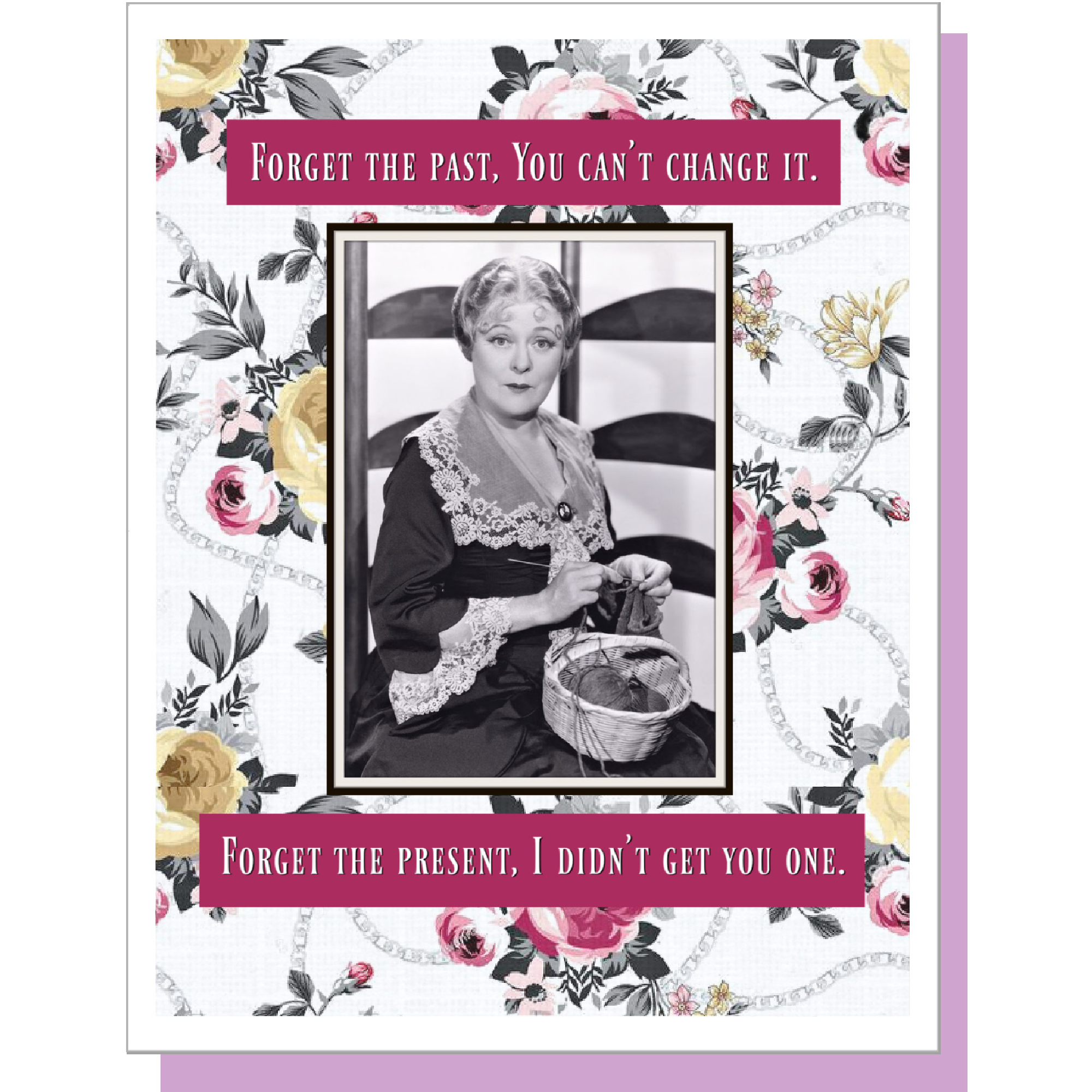 Umlaut Brooklyn Forget The Past Birthday Greeting Card, photo 1 of 3