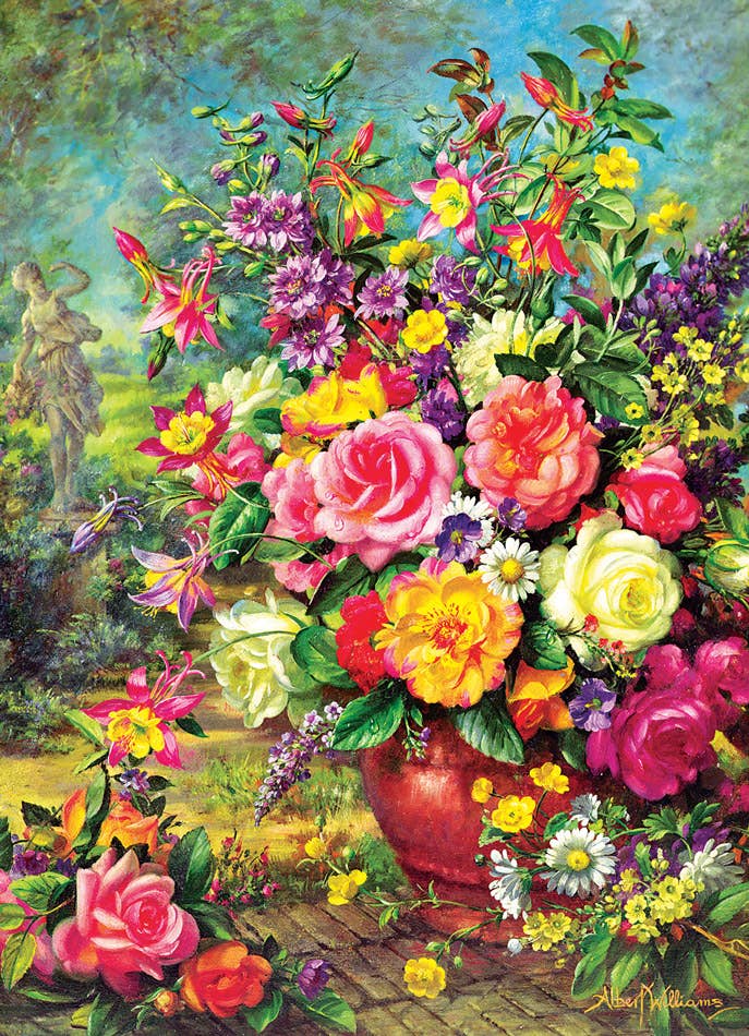 Flowers Bouquet Albert Williams 1000pc Puzzle, photo 2 of 3