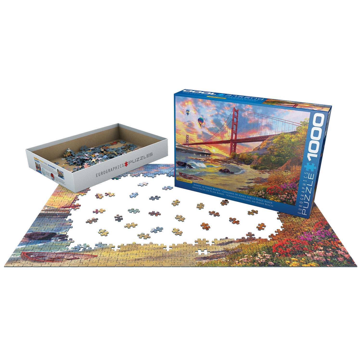 Sunset at Baker Beach 1000pc Puzzle, photo 3 of 3