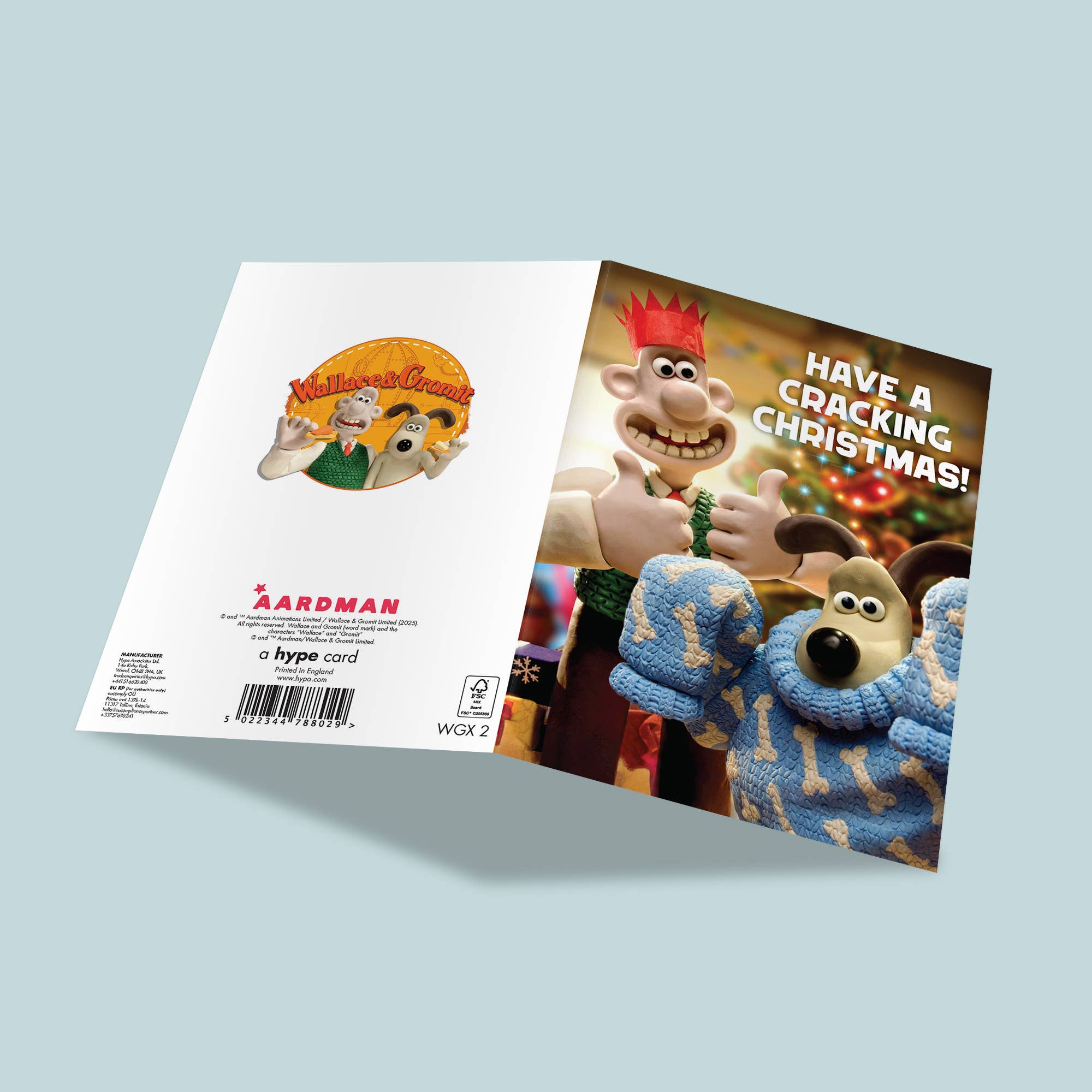 Christmas Card | Wallace and Gromit | Cracking Christmas, photo 2 of 2