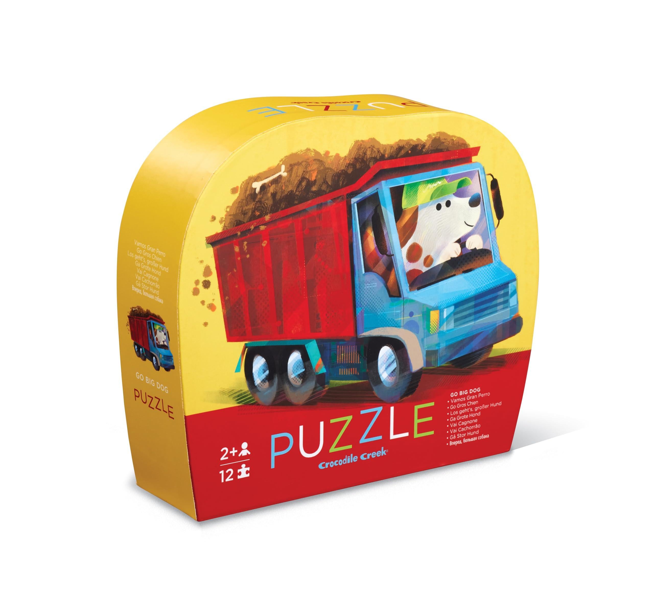 Crocodile Creek Go Big Dog 12-pc Mini Puzzle