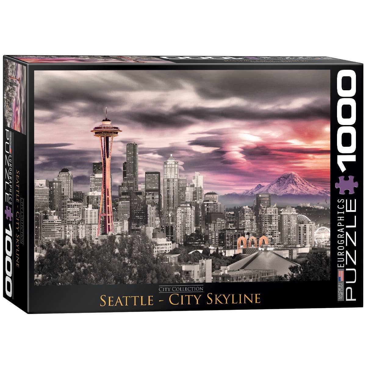 Seattle City Skyline 1000pc Puzzle, photo 1 of 3