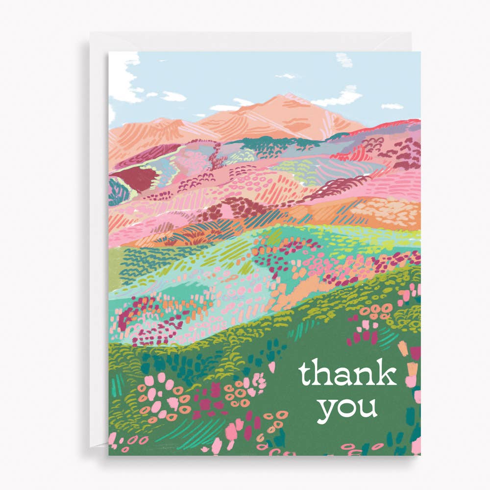 Vibrant Landscapes Thank You Card Set, photo 2 of 3