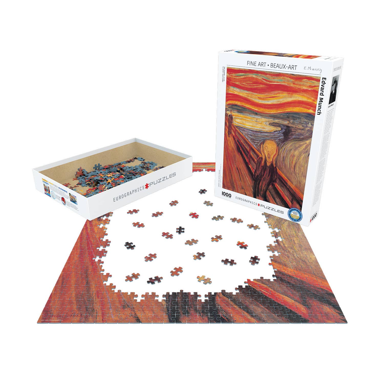 The Scream 1000pc Puzzle, photo 3 of 3