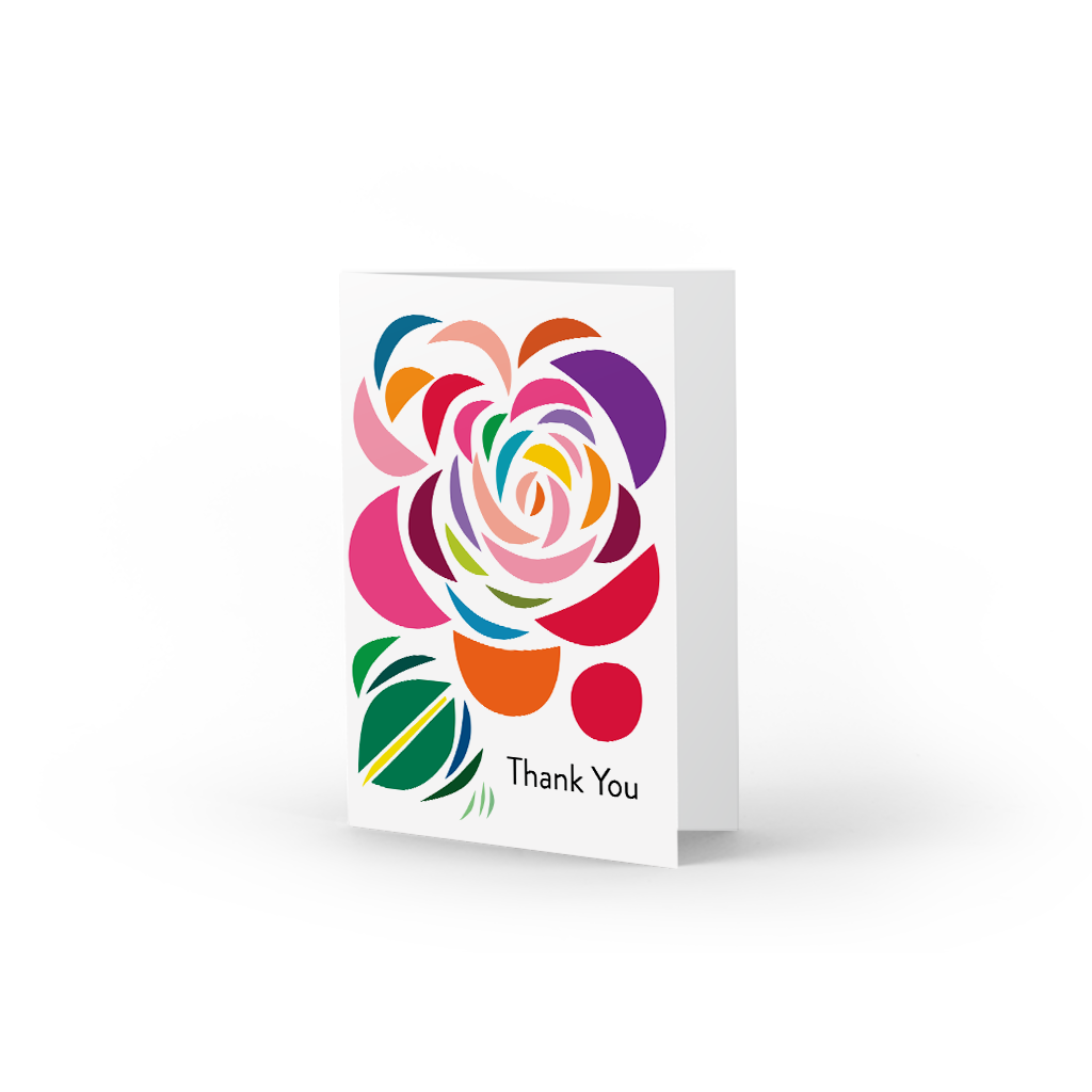 Abstract Floral No. 16 Boxed of 10 Note Cards, photo 2 of 2