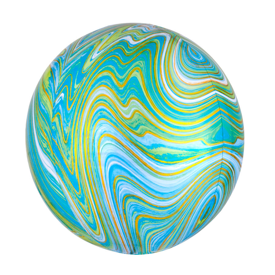 16in Marblez Orbz Balloon, photo 3 of 7