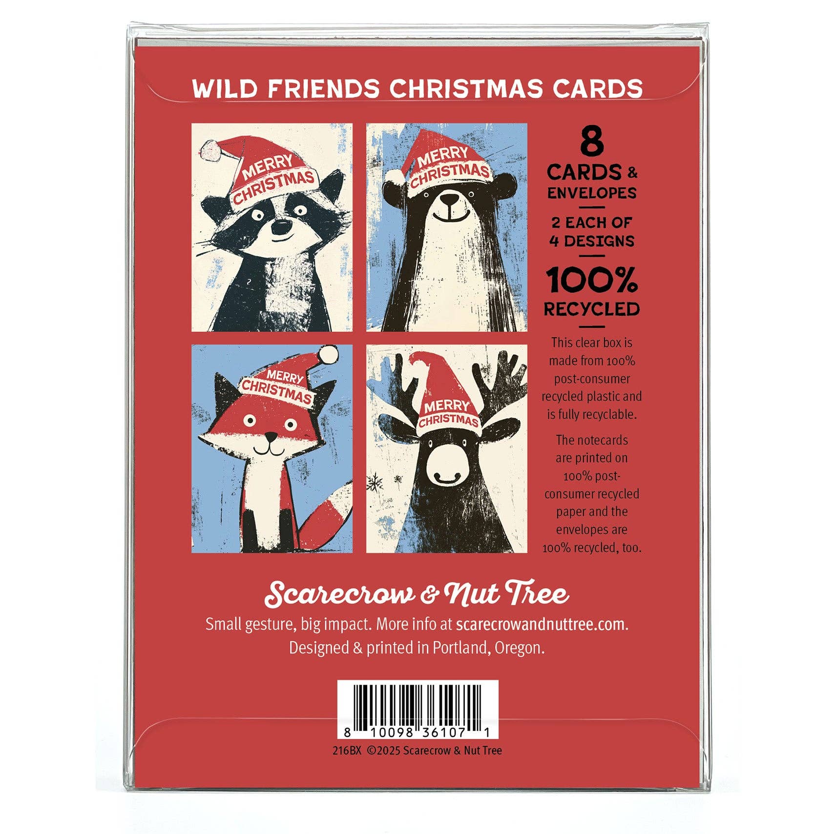 Wild Friends Christmas Cards Box Set, photo 2 of 7