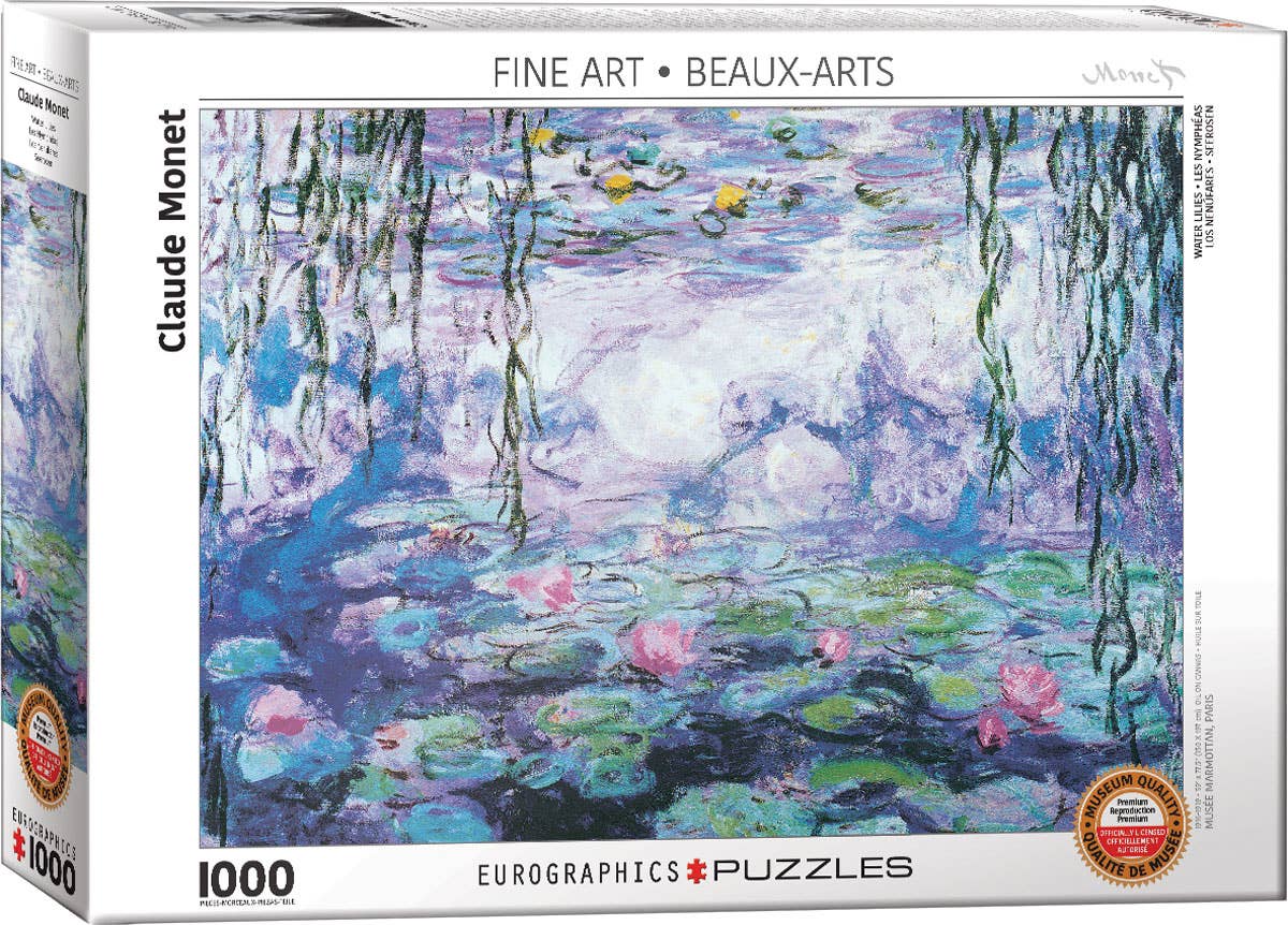 Water Lilies Claude Monet 1000pc Puzzle, photo 1 of 3