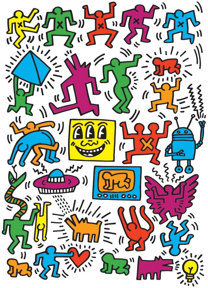 Keith Haring - Collage 1000pc Puzzle, photo 3 of 3