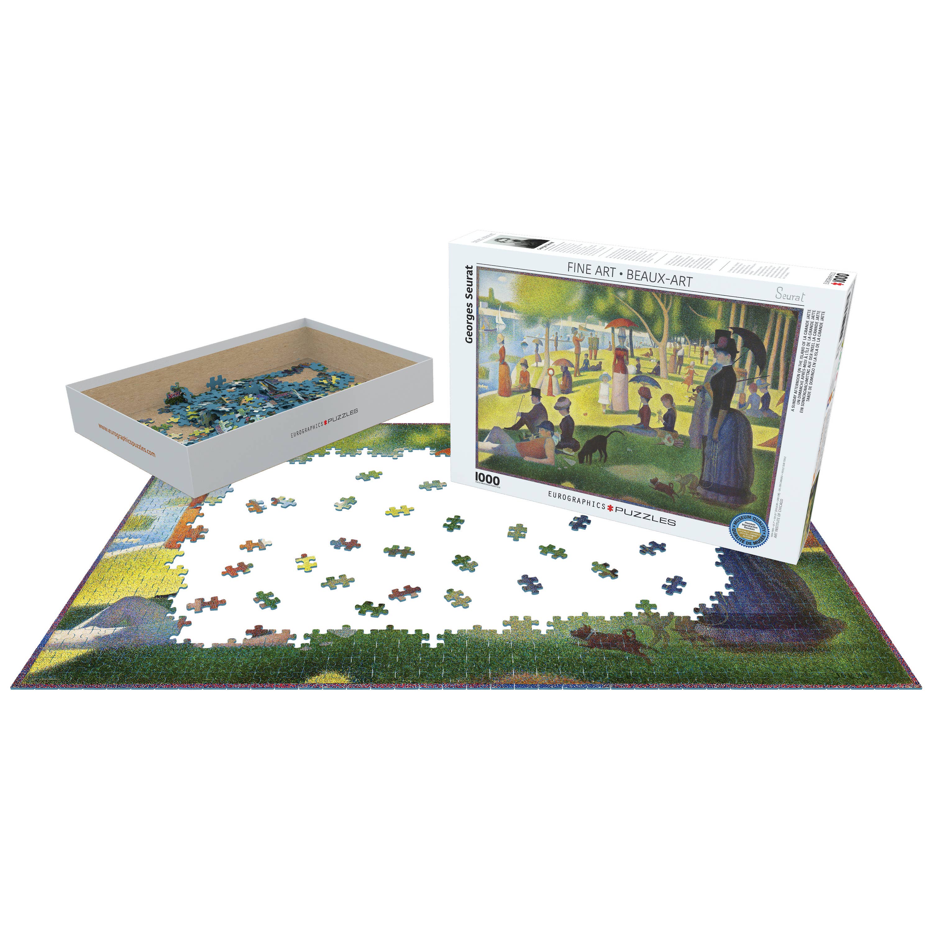 A Sunday Afternoon on the Island of La Grande Jatte 1000pc Puzzle, photo 3 of 5