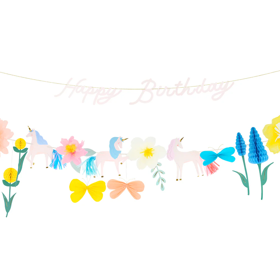 Meri Meri Meadow Unicorns Garland Set