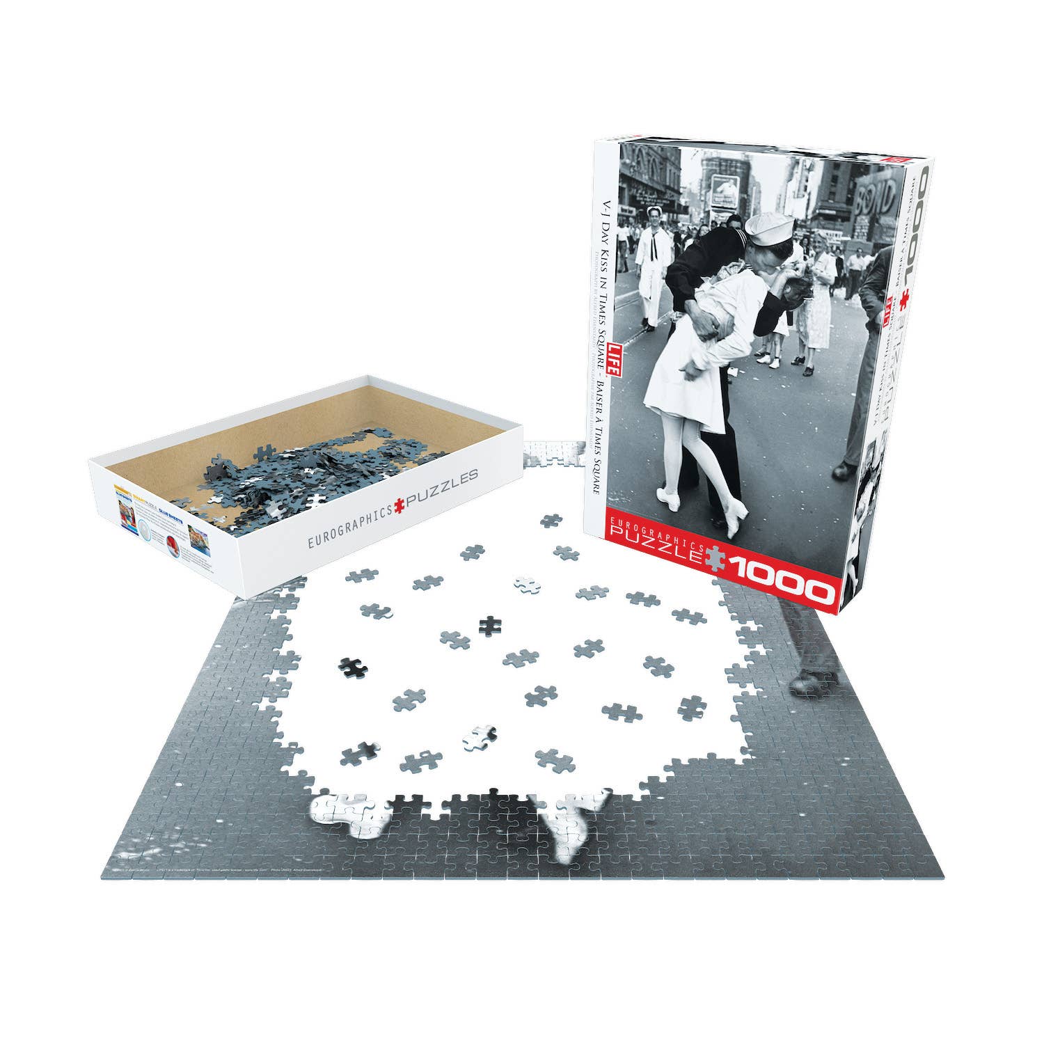 Life V-J Day Kiss in Times Square 1000pc Puzzle, photo 3 of 3