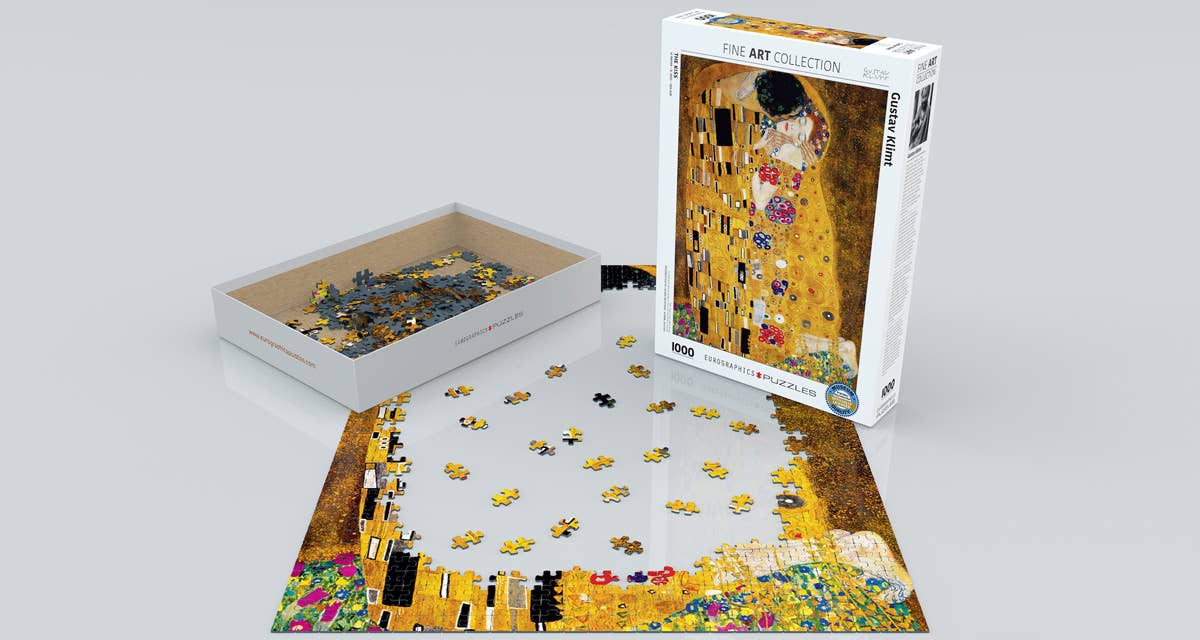 The Kiss 1000pc Puzzle, photo 3 of 5