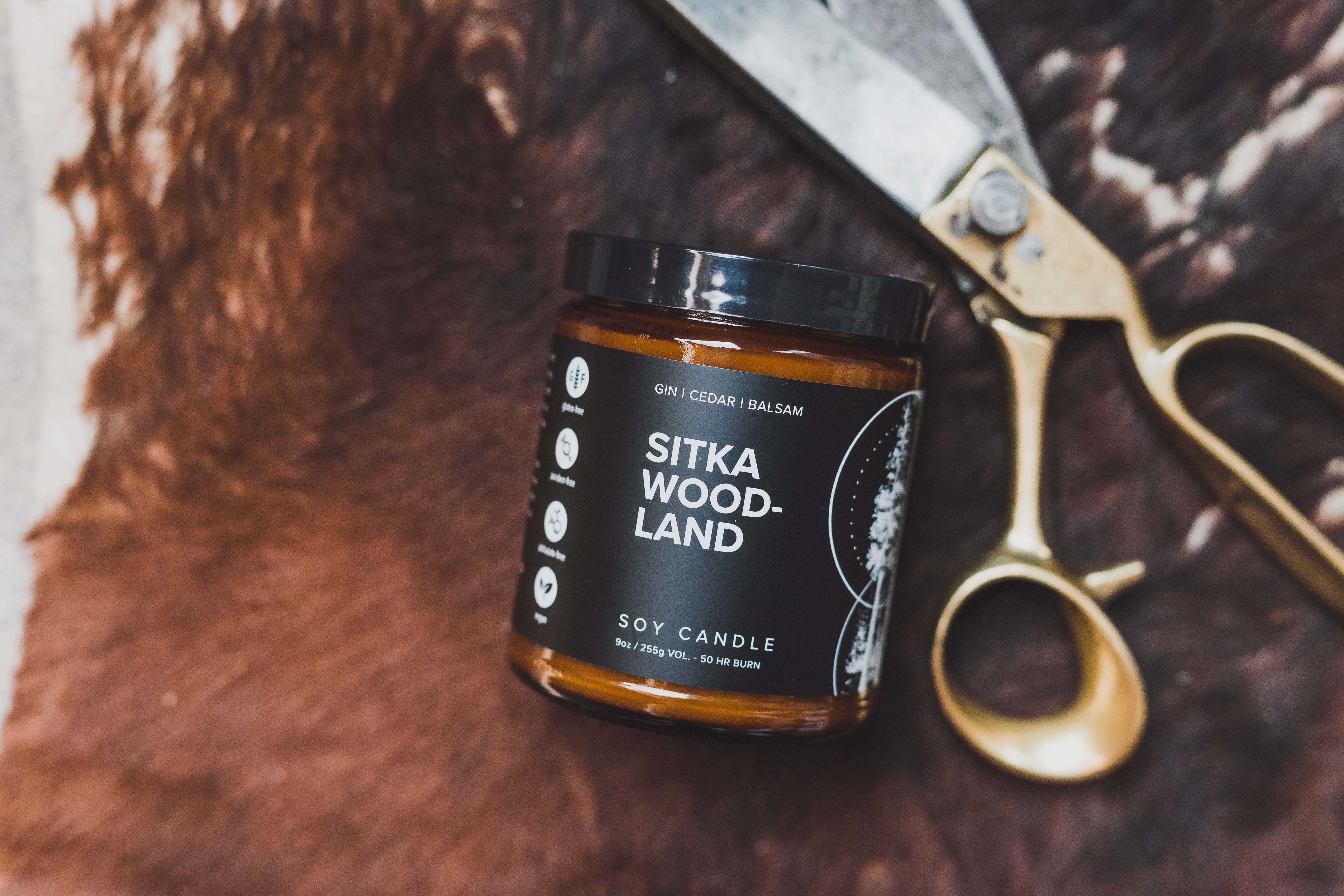 Sitka Woodland 9oz Soy Candle, photo 4 of 6