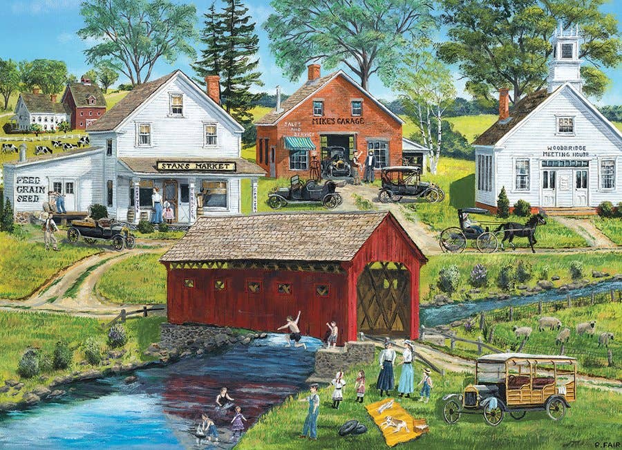 Old Covered Bridge 300pc Puzzle, photo 2 of 3