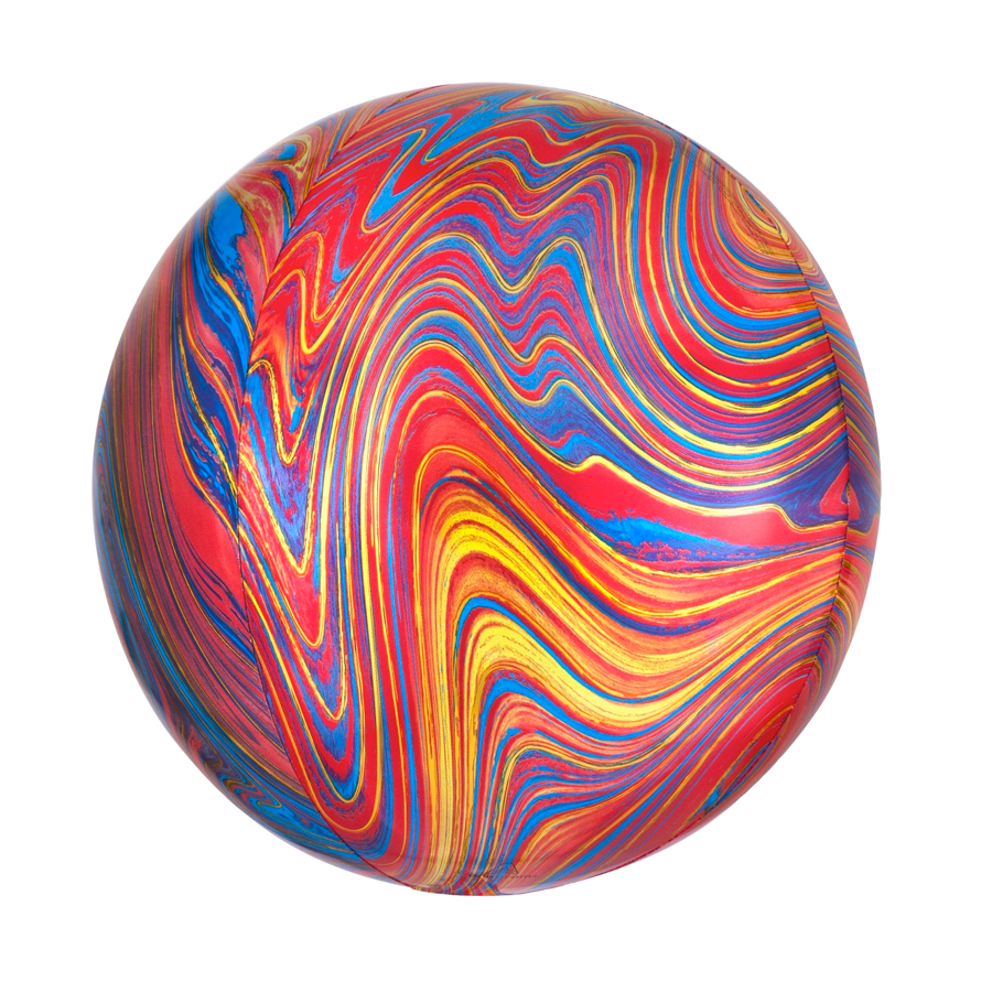 16in Marblez Orbz Balloon, photo 2 of 7