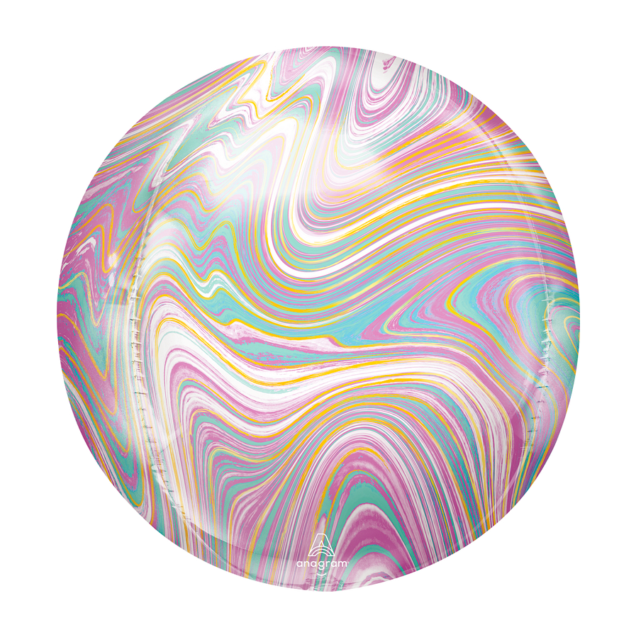 16in Marblez Orbz Pastel