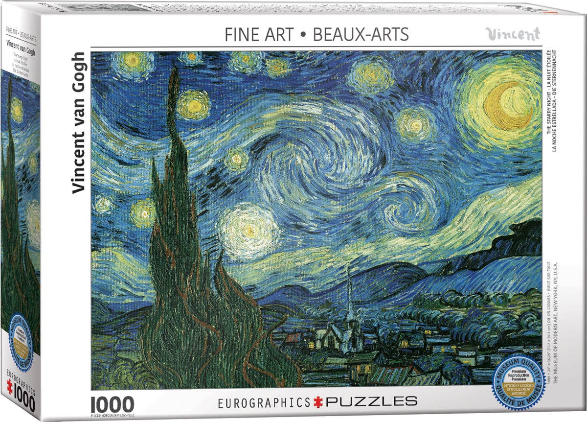 The Starry Night Puzzle - 1000pc, photo 1 of 3