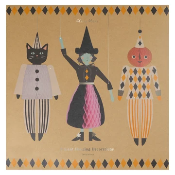 Meri Meri Hanging Paper Decorations (x3), photo 3 of 7