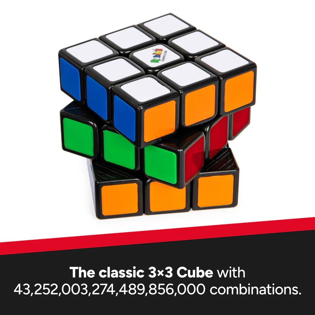 Rubik's 3x3 Cube - Addictive Brain Teaser Puzzle, photo 2 of 3