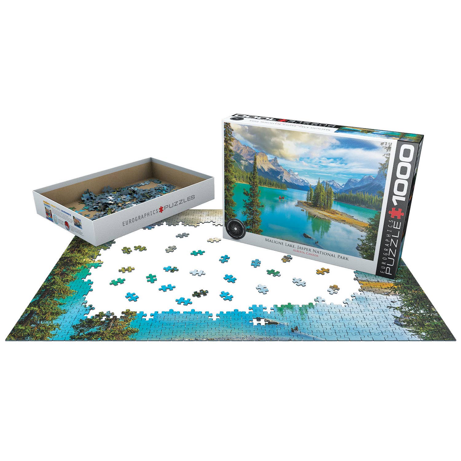 Maligne Lake, Alberta 1000pc Puzzle, photo 3 of 3
