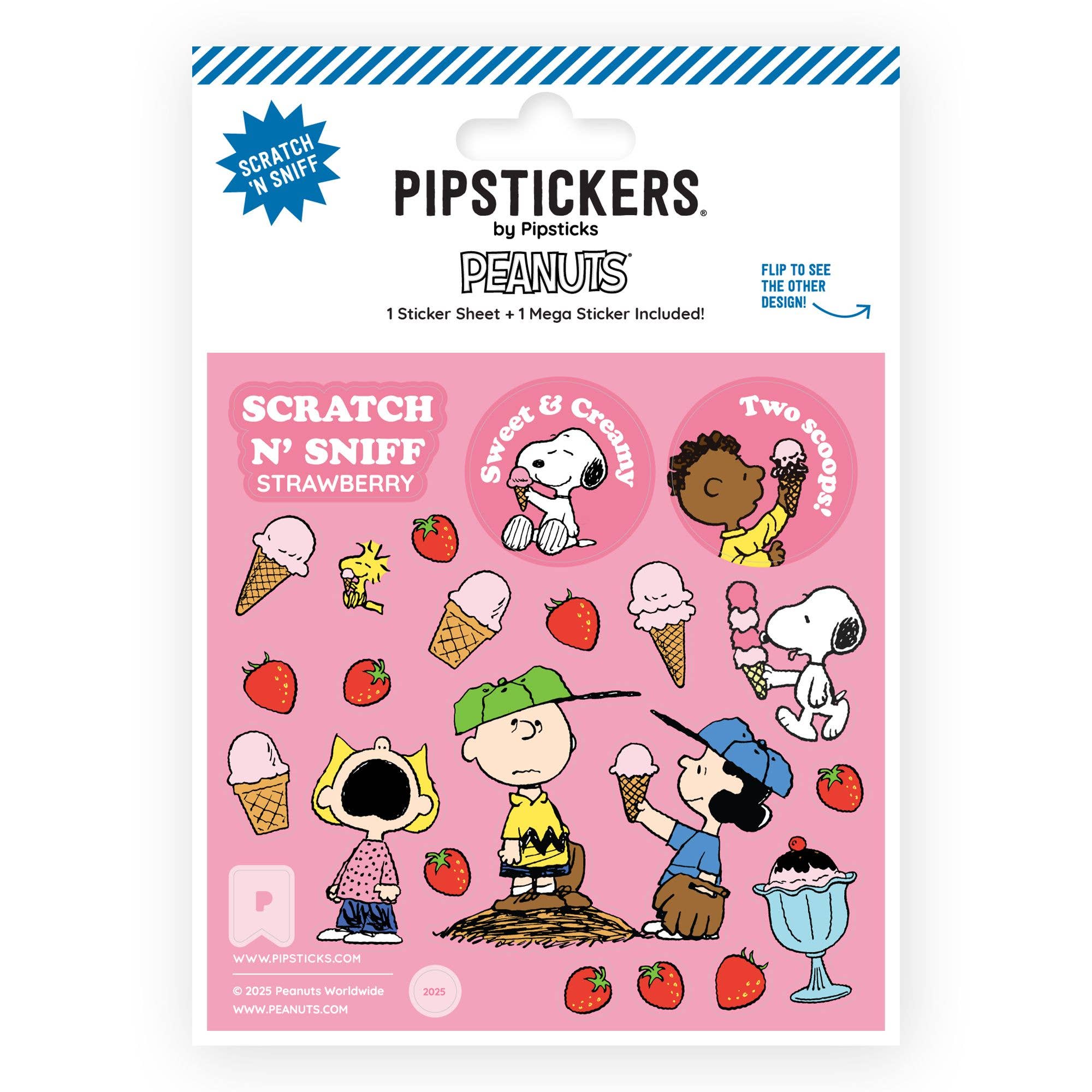 Peanuts Ice Cream Scratch 'n Sniff (2ct): 0001, photo 1 of 4