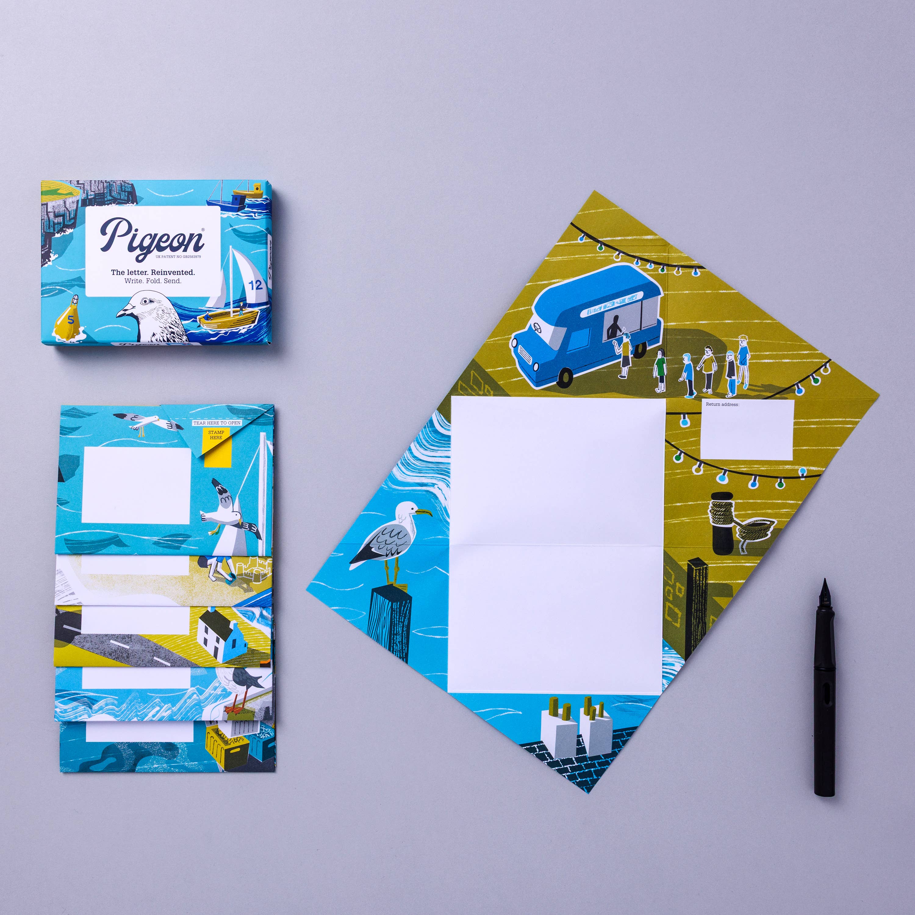 Safe Harbour Pigeon, Folding Letter Pack – Pack of 6 Letters, photo 2 of 4