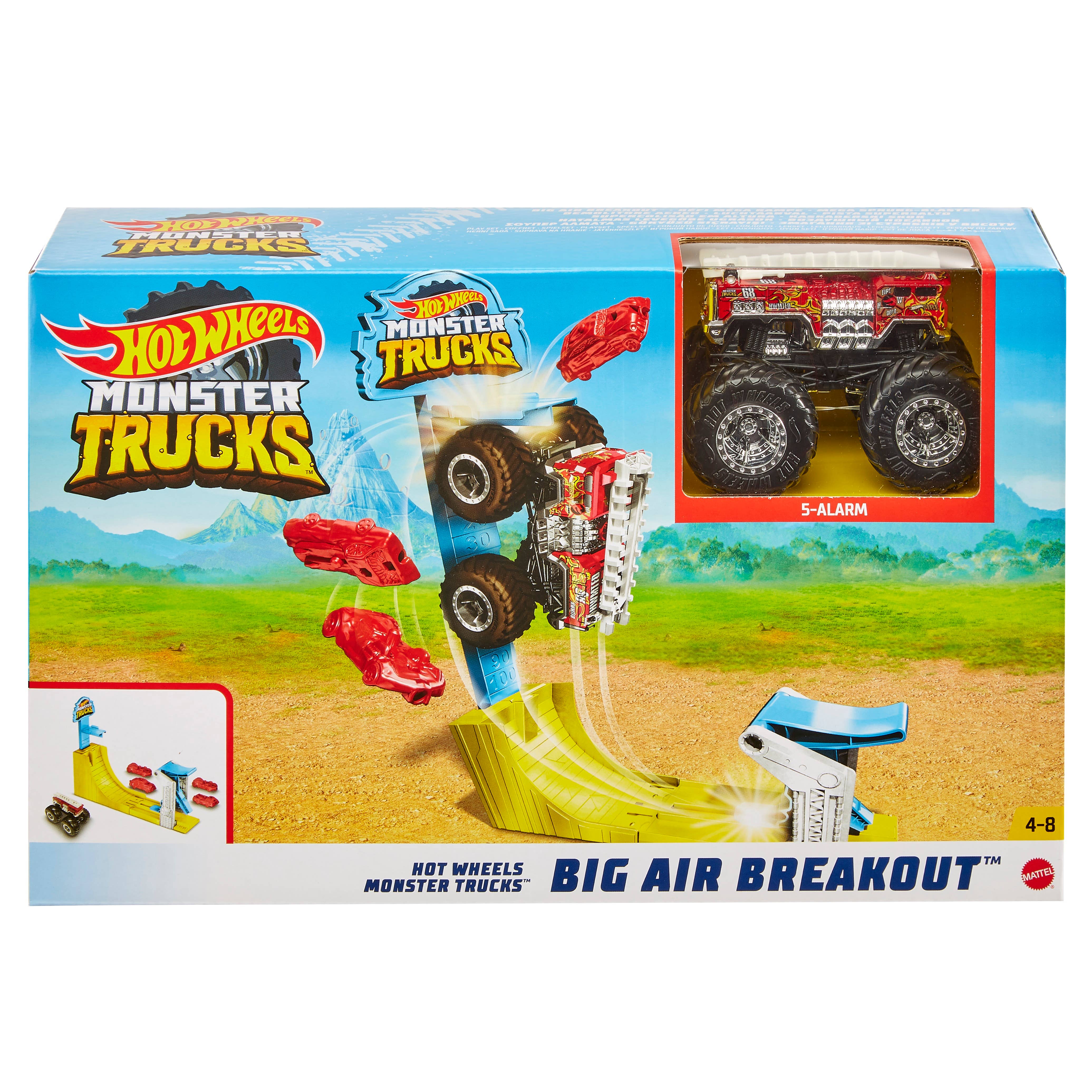 Hot Wheels Monster Trucks Big Air Breakout Play Set, photo 1 of 4