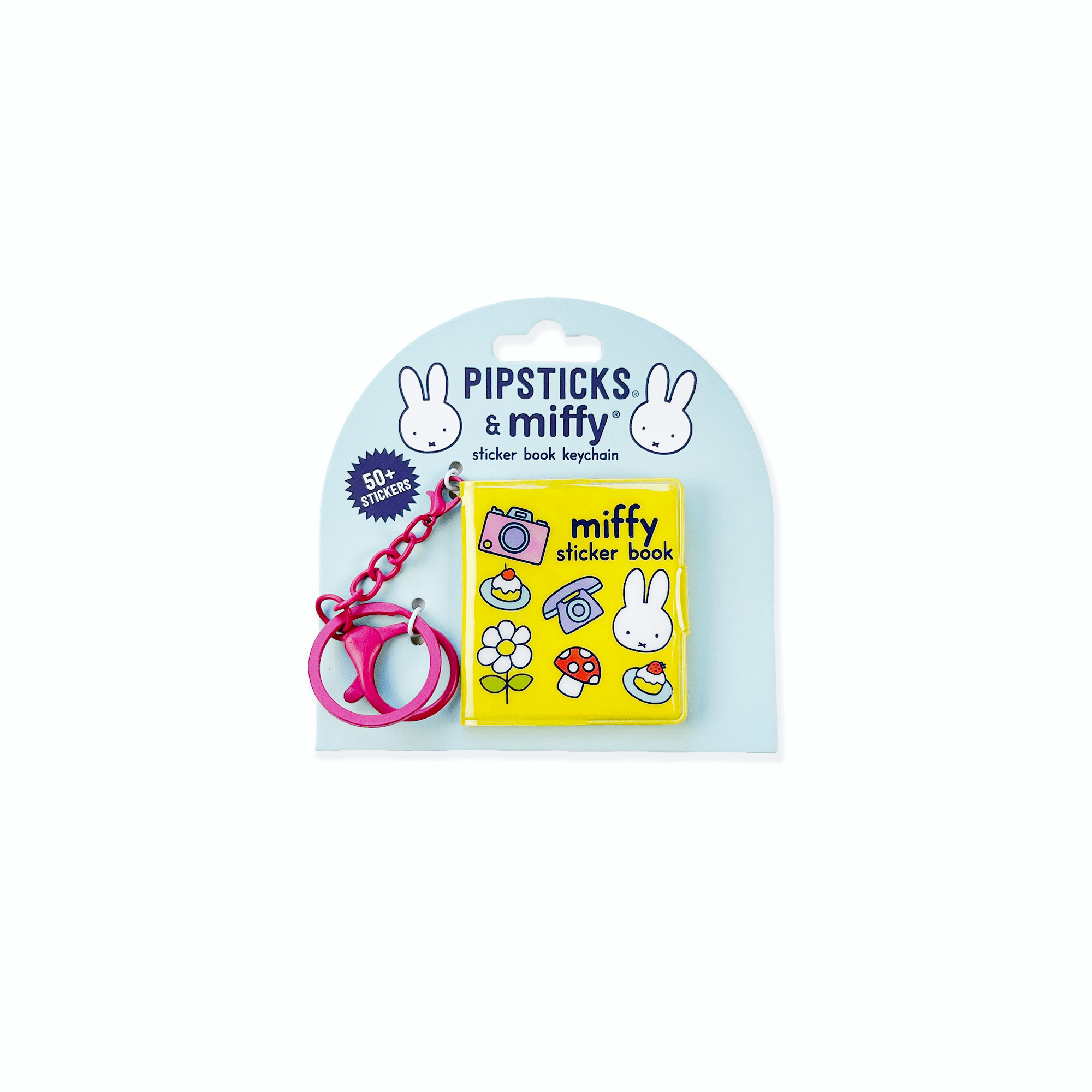 Pipsticks Miffy Mini Sticker Book Keychain, photo 1 of 2