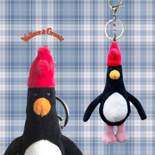 Wallace & Gromit & Shaun the Sheep Plush Keychain : Shaun the Sheep-13cm, photo 8 of 8