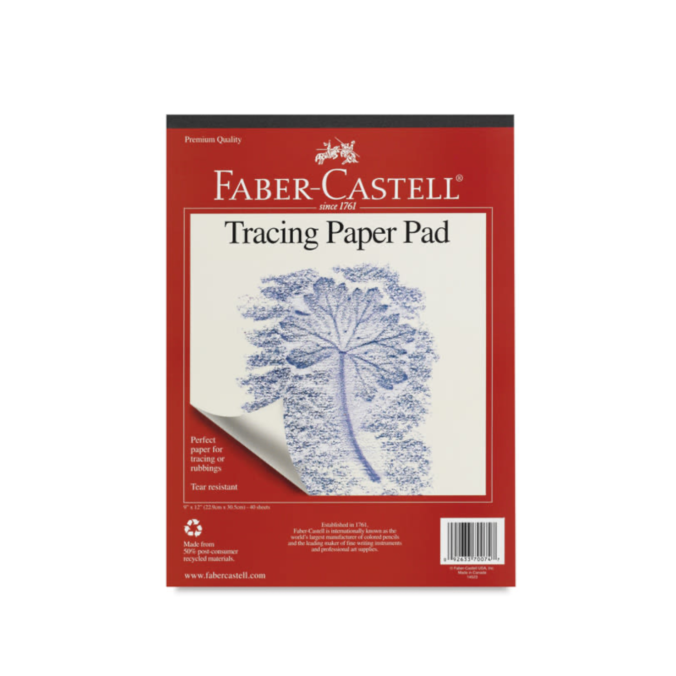 Tracing Paper Pad 9" x 12"