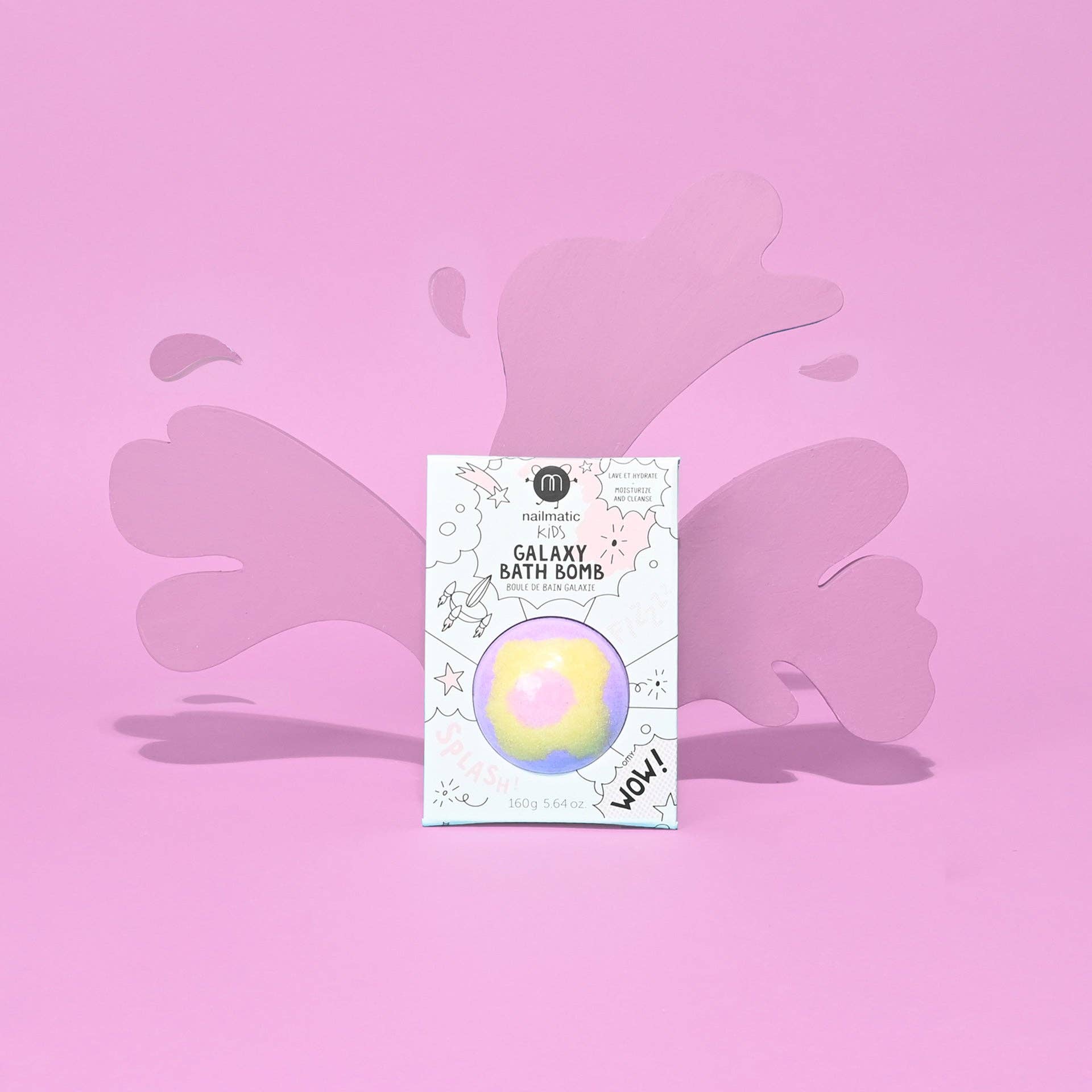 Bath Bomb for Kids GALAXY SUPERNOVA Pink Yellow Purple, photo 3 of 3