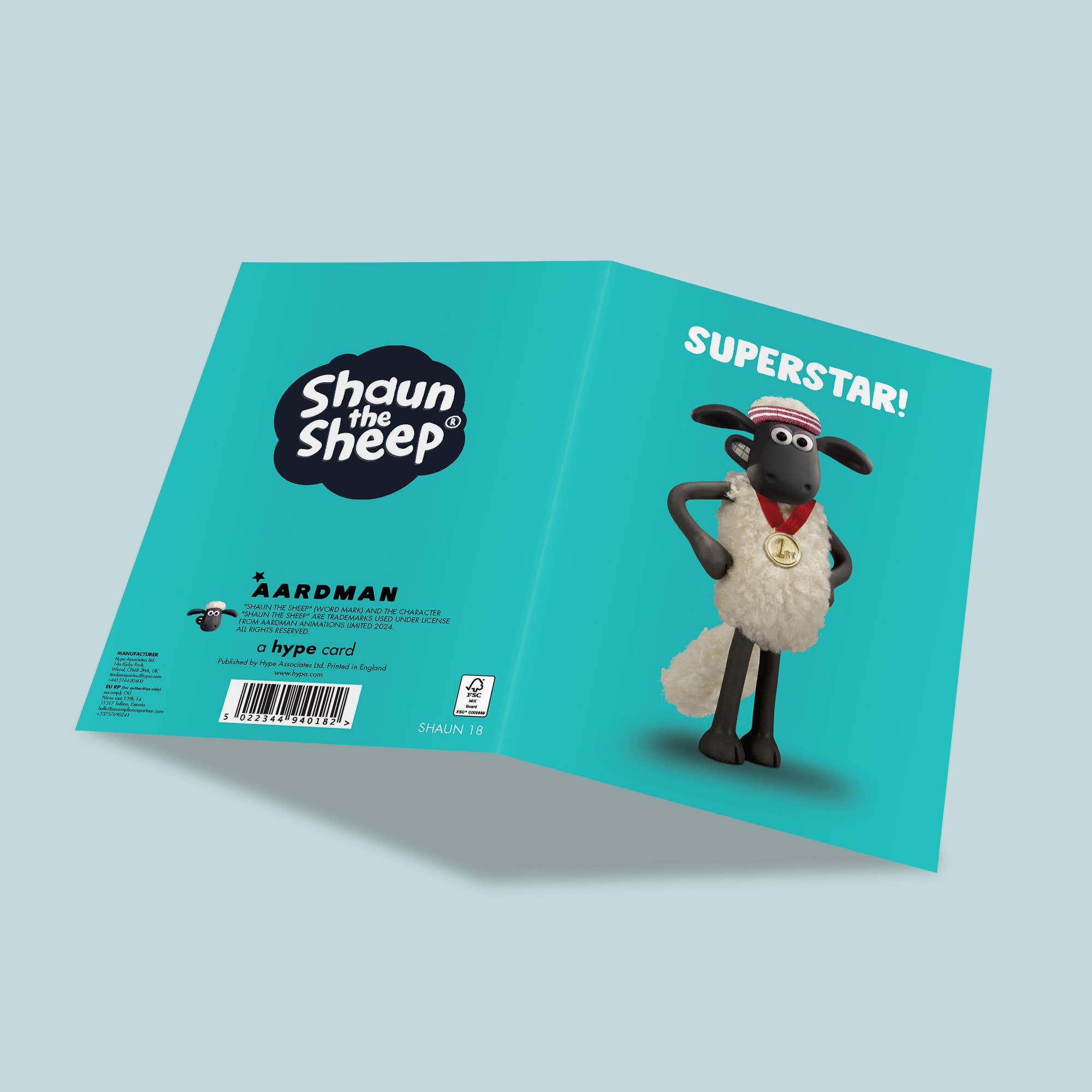Birthday Card | Shaun the Sheep | Superstar, photo 2 of 2
