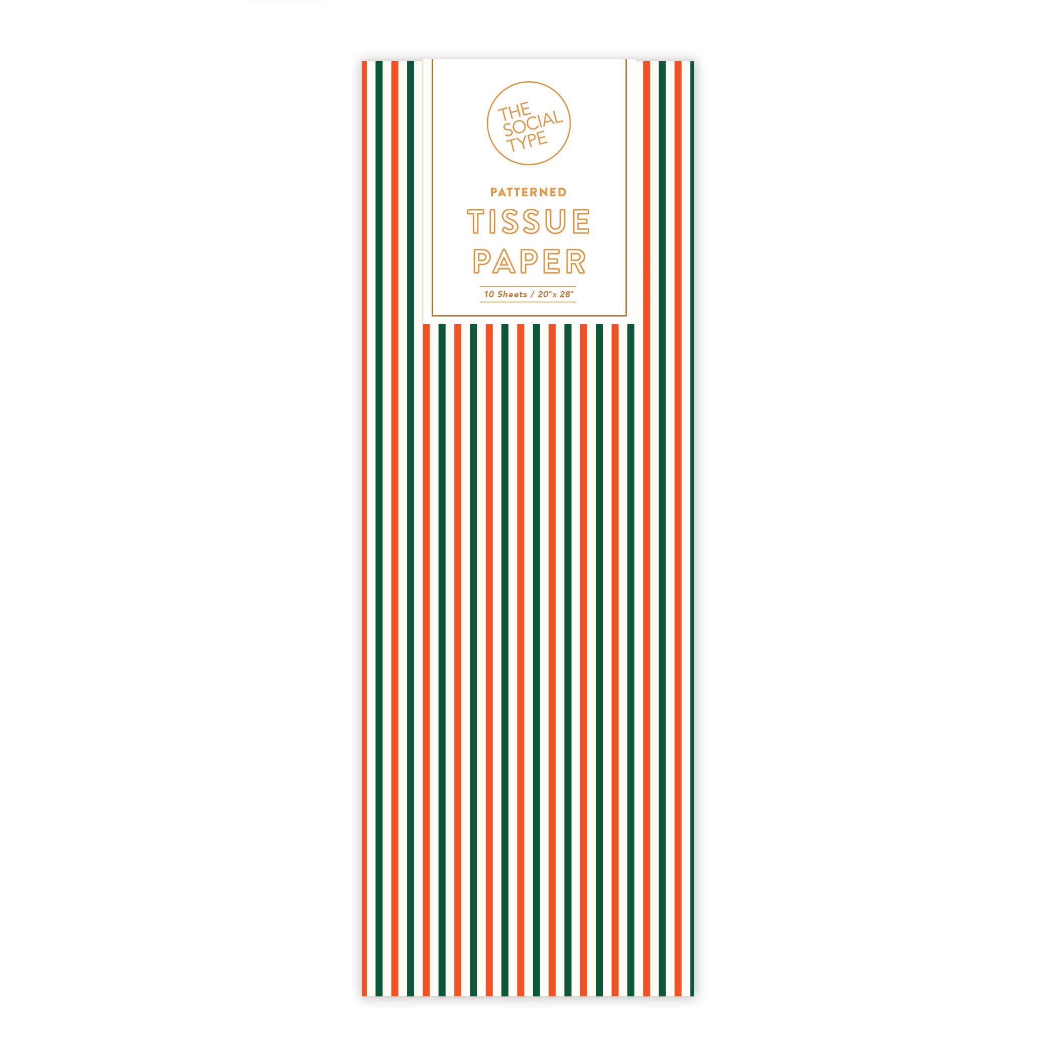 Holiday PinStripe Tissue Paper, photo 1 of 2
