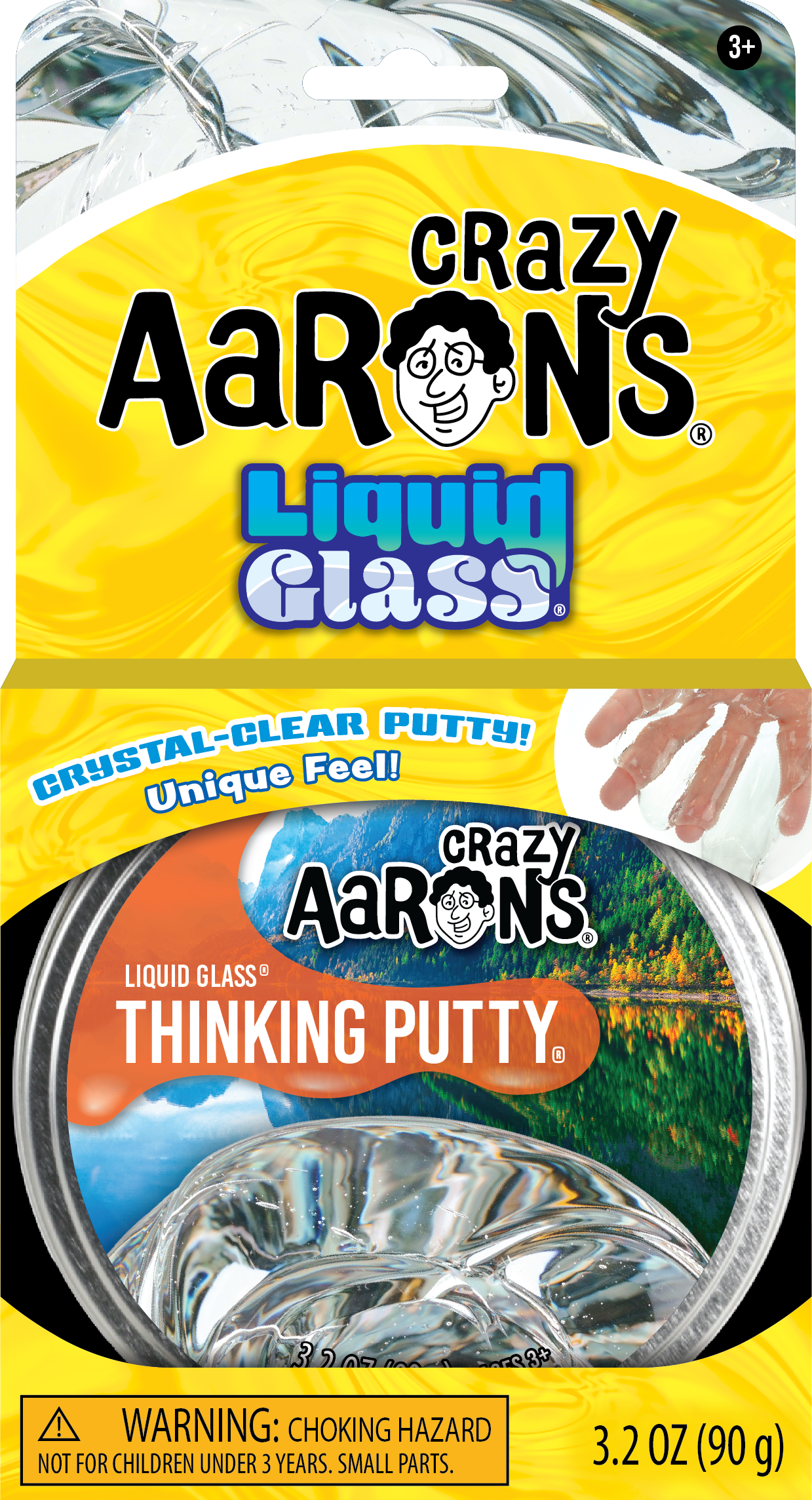 Liquid Glass - Full Size 4" Thinking Putty Tin, photo 1 of 3