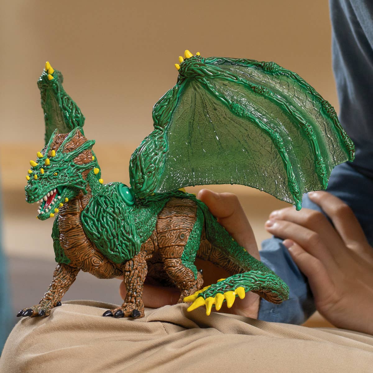 Jungle Dragon Mythical Creature Toy with Movable Wings, photo 4 of 5