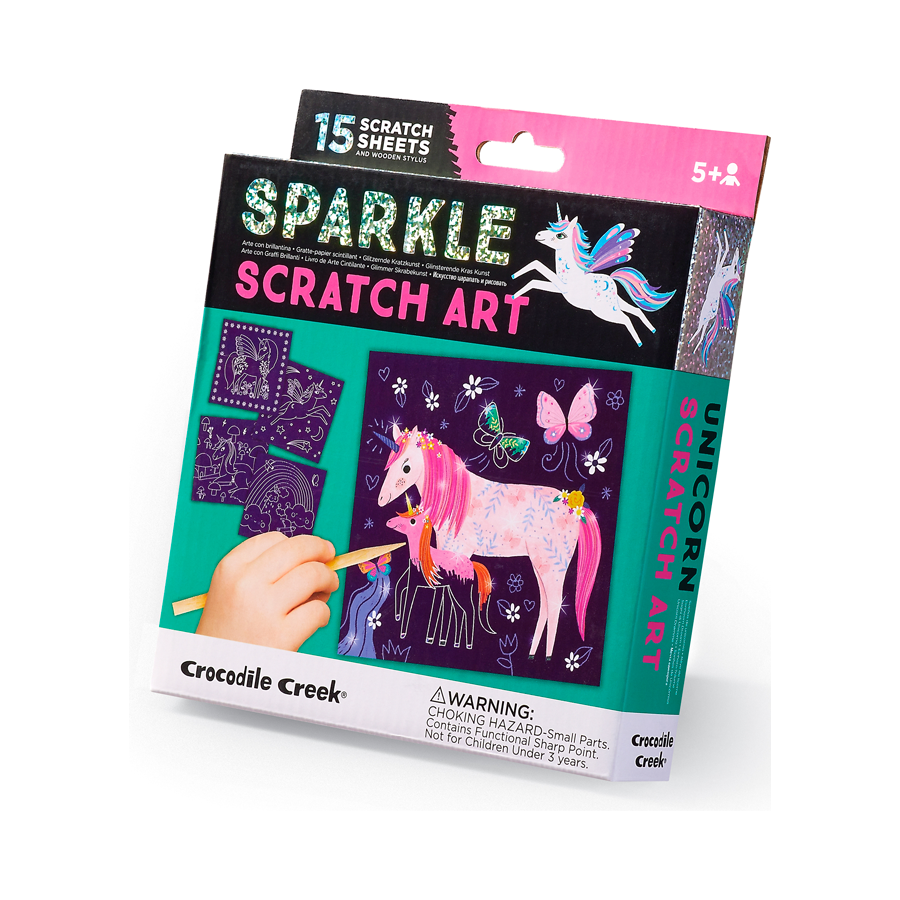 Sparkle Scratch Art, Unicorn