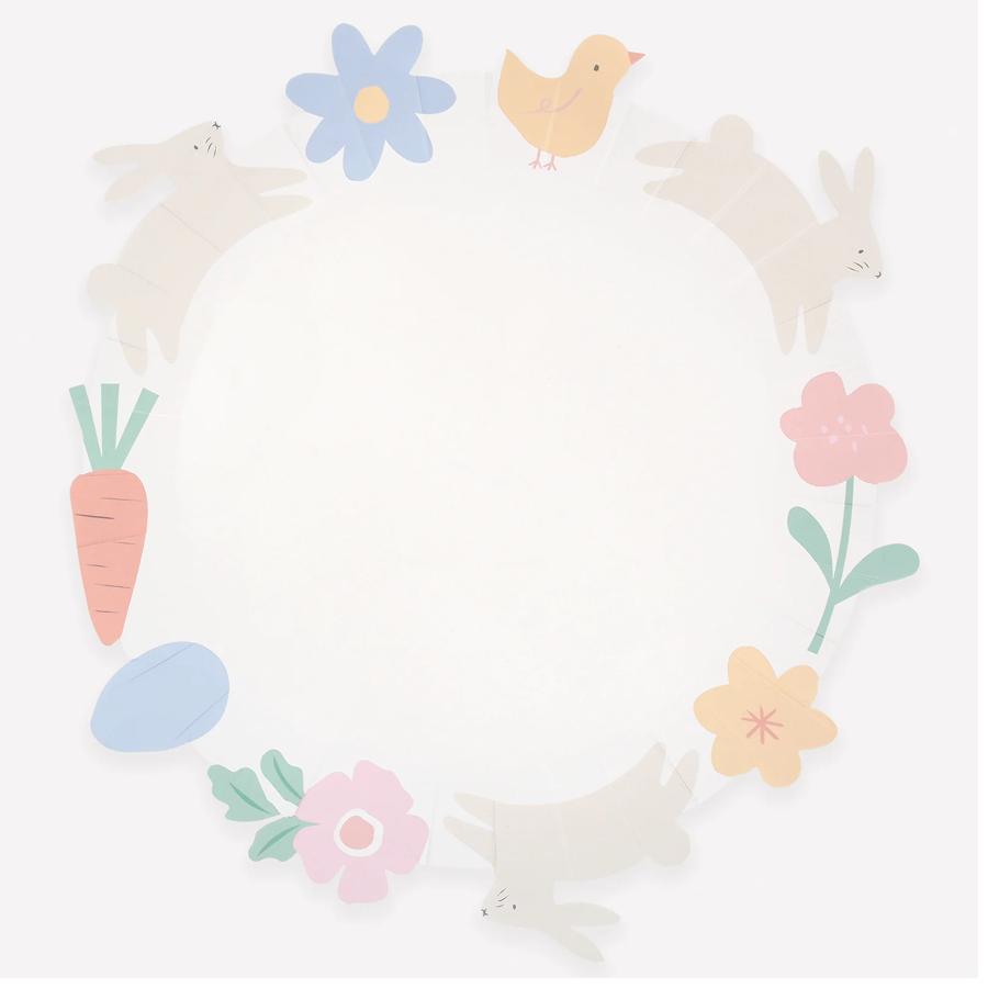 Meri Meri Easter Icons Edged Dinner Plates