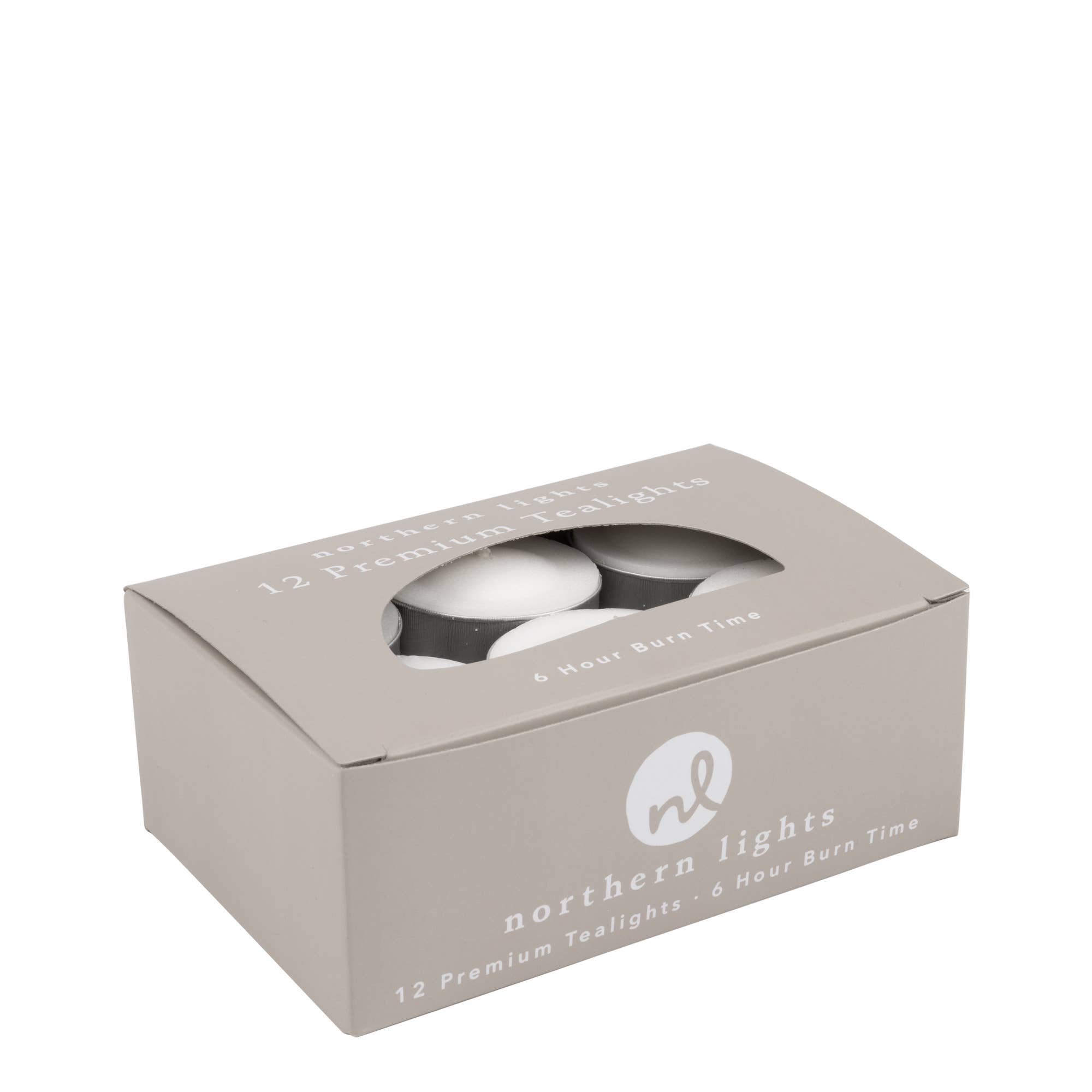 Unfragranced Tealight Candles - 12pc Box, photo 2 of 3