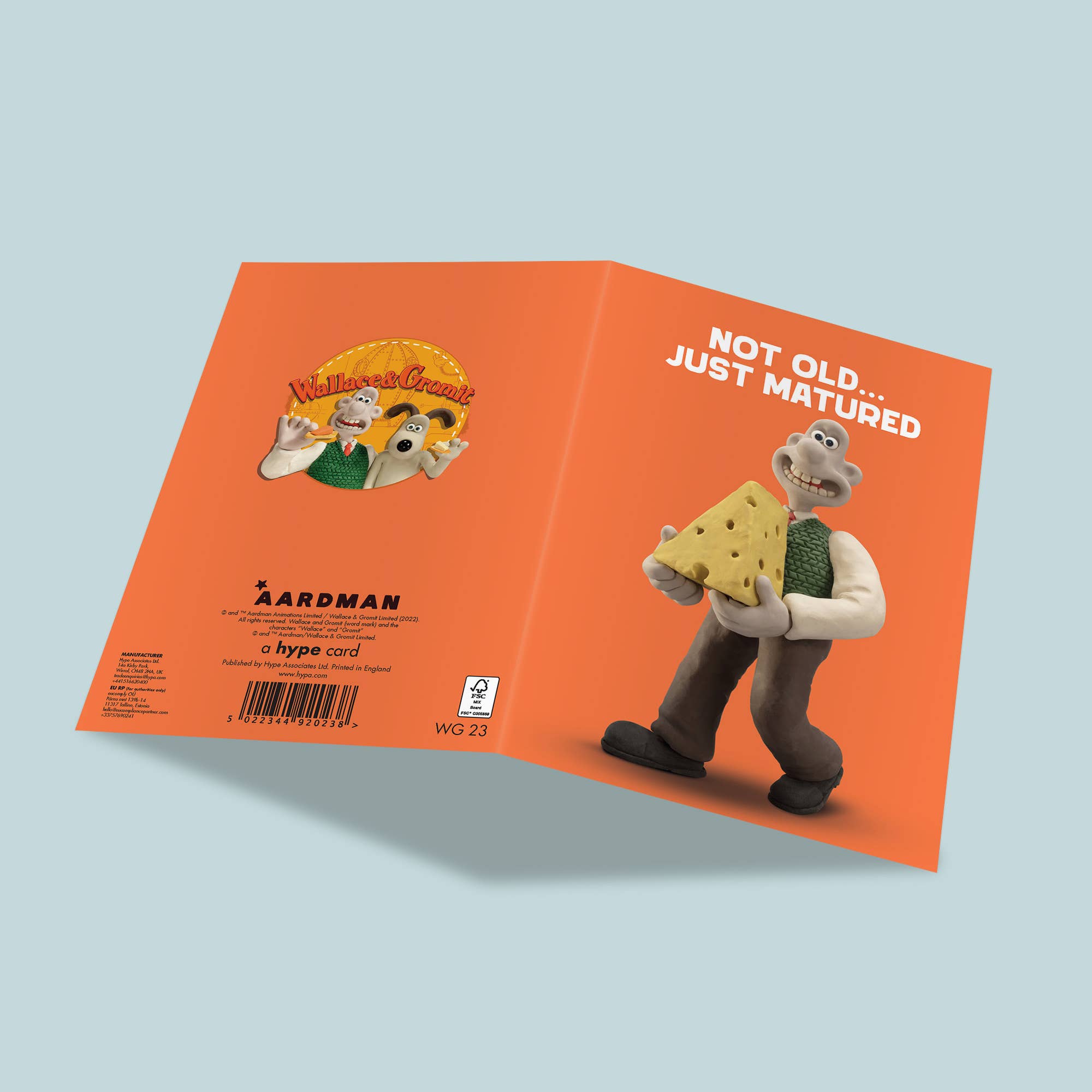 Birthday Card | Wallace and Gromit | Not Old Just Matured, photo 2 of 2