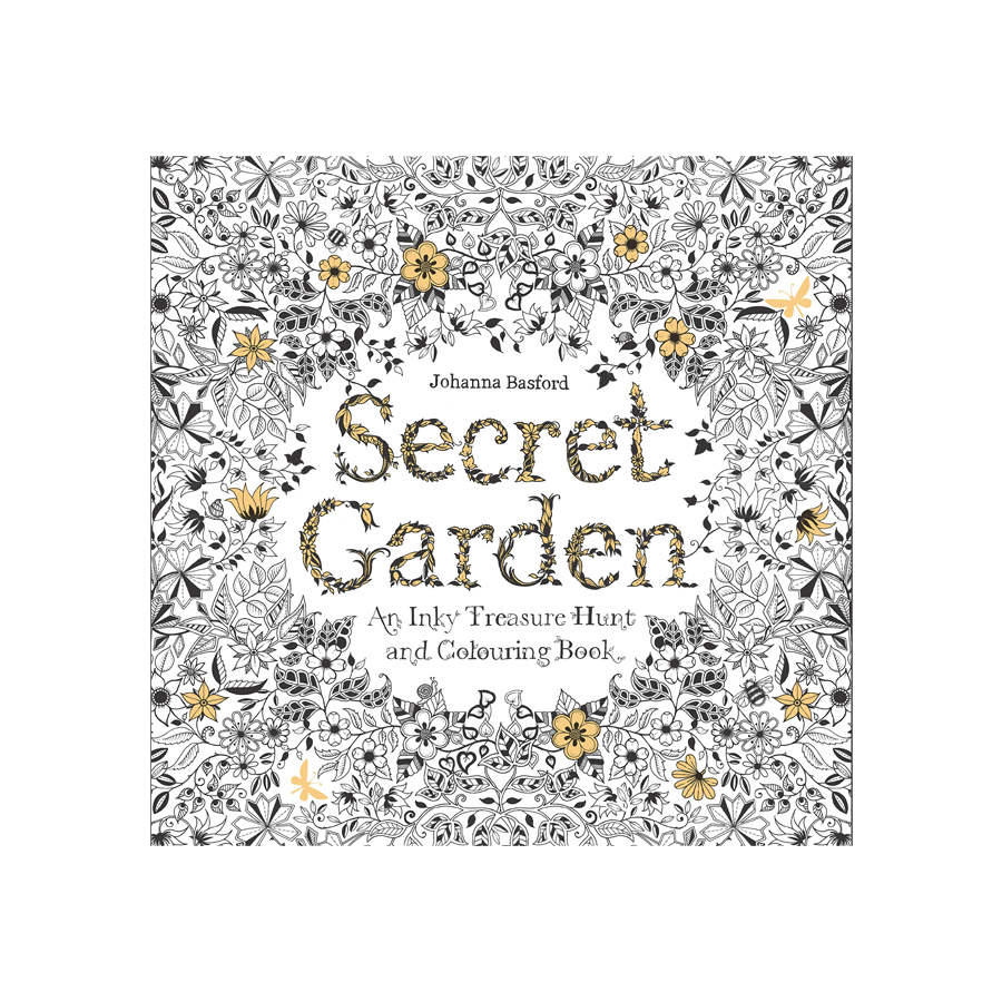 Secret Garden: An Inky Treasure Hunt and Coloring Book for Adults