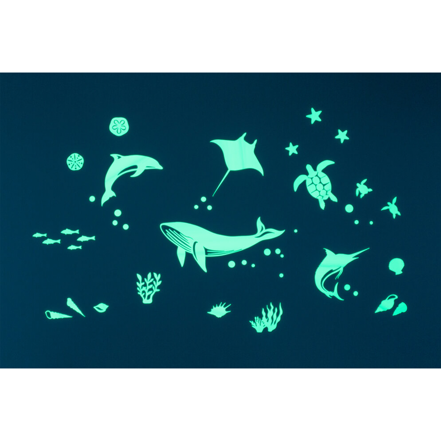 Gloplay Glow-in-the-Dark Wall Stickers - Sea Animals