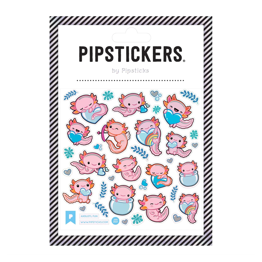 Pipstickers Axolotl Fun Stickers