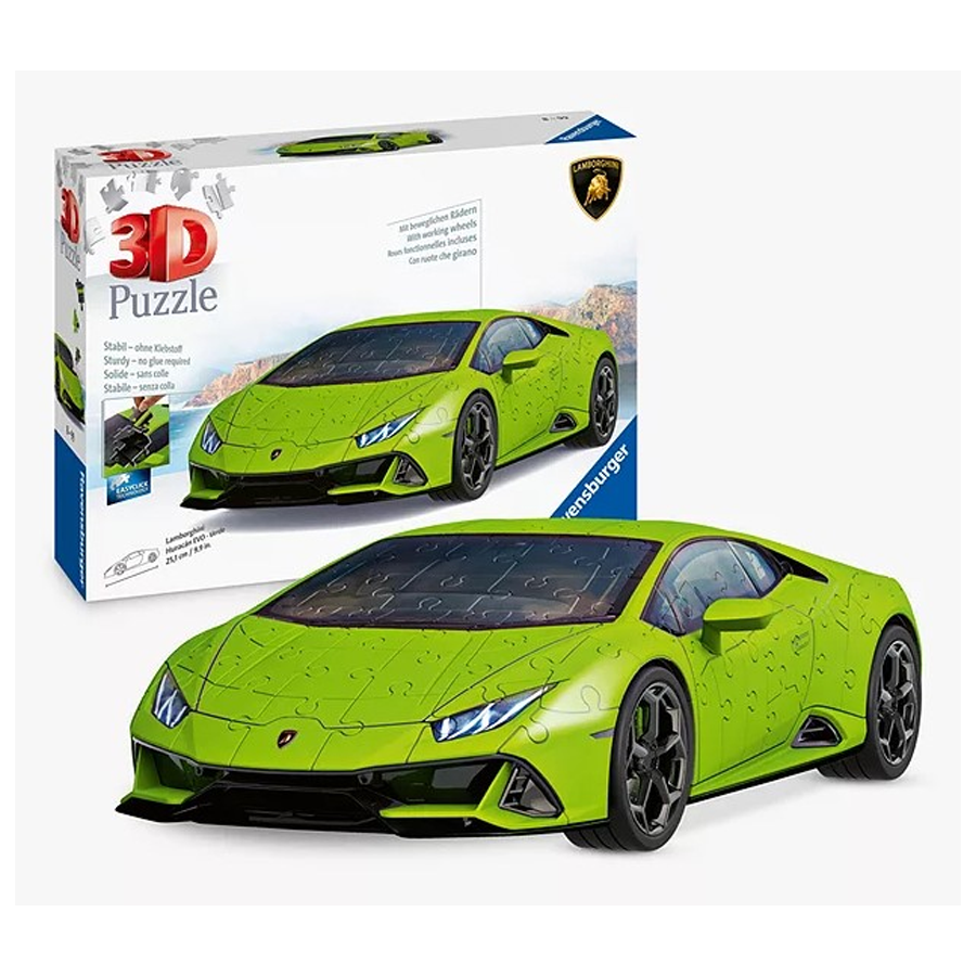 Ravensburger Lamborghini Huracán Verde 3D Puzzle