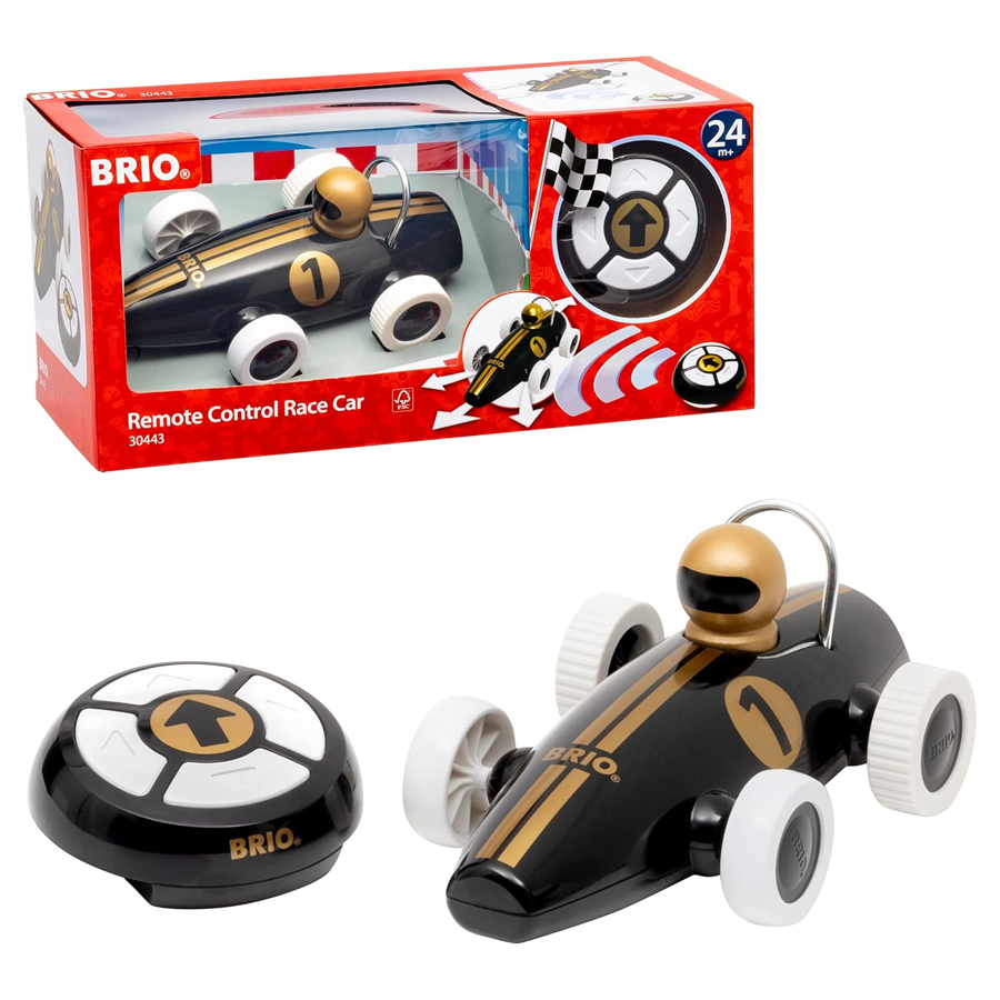 BRIO Remote Control Race Car Black Gold