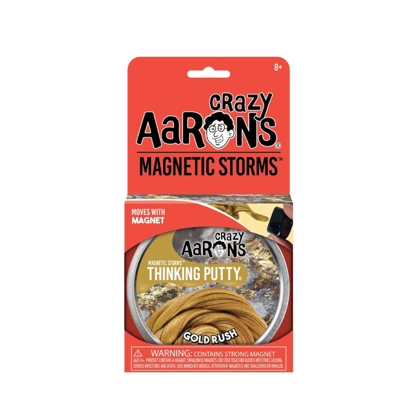 Crazy Aaron's Thinking Putty Honey Hive Silicone in Clear and Gold